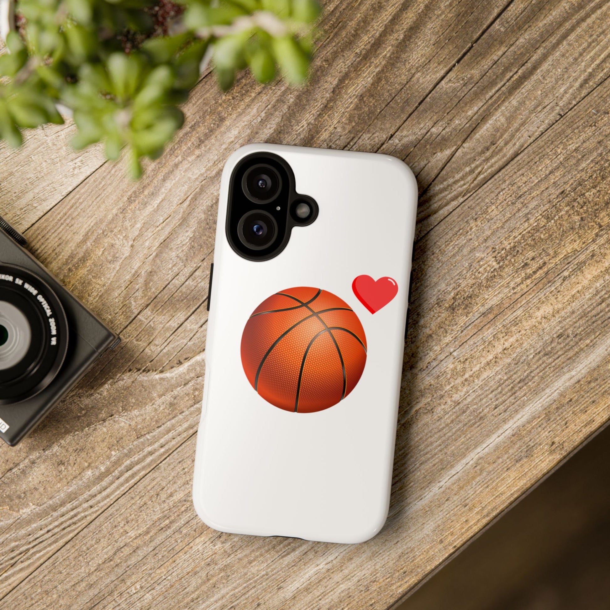 Basketball Phone Case, Love Basketball Case, Sports Gift, Athletic Style, Unique Phone Cover - TRV