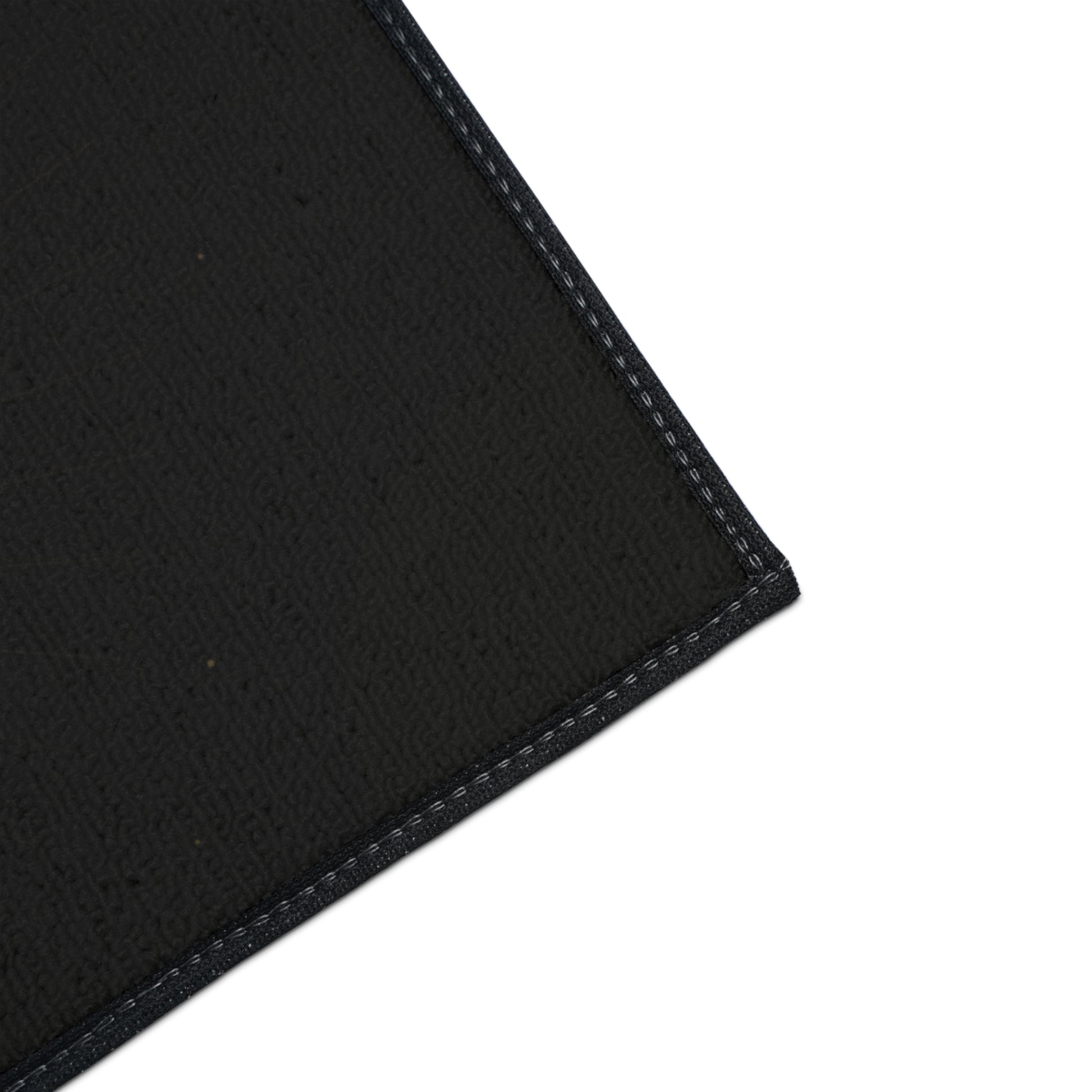 Radiant Star Burst Floor Mat | Black Entrance Rug - TRV