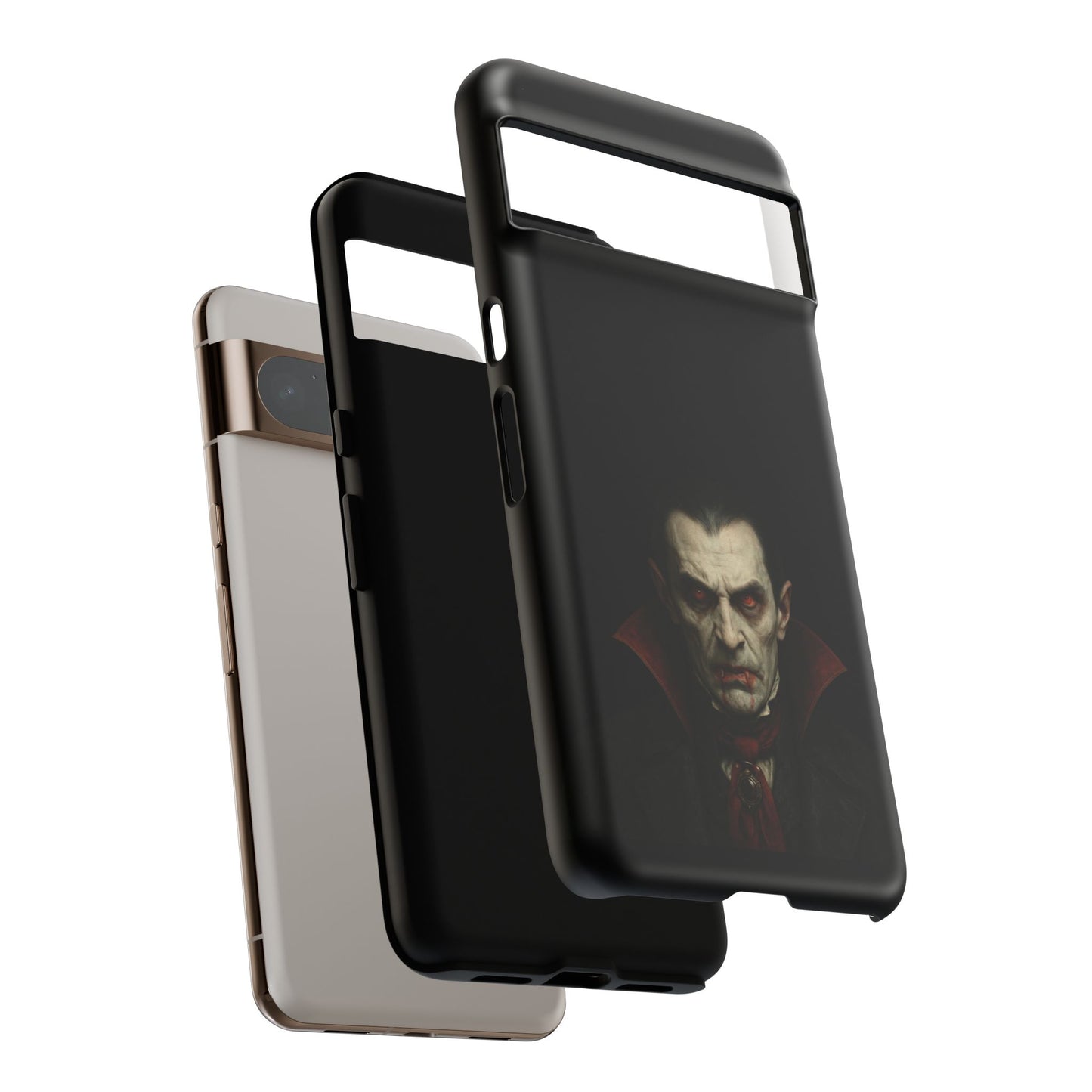 Vampire Phone Case - Tough Cases for Halloween, Gothic Decor, Gifts for Horror Fans, Spooky Accessories, Unique Cellphone Cover - TRV