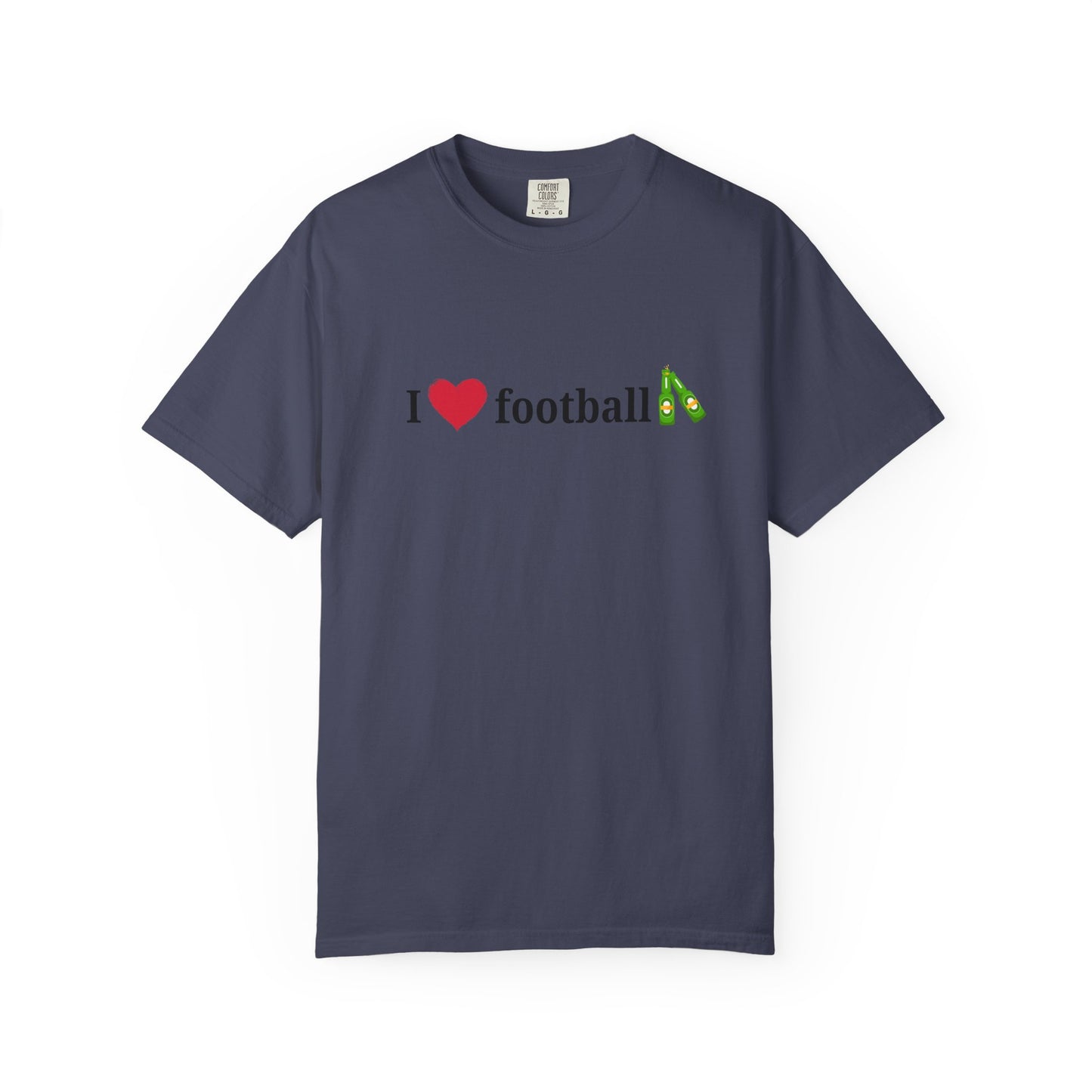 Unisex Football Love Tee - Casual Cotton T-Shirt, Gift for Sports Fans, Comfortable Daily Wear, Perfect for Game Days, Fun Summer Outfits - TRV