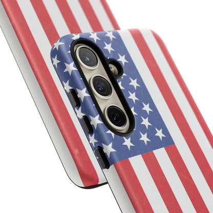 American Flag Phone Case - Patriotic Cell Cover, Tough Cases, USA Pride, Independence Day Gift, Veteran's Day, Phone Protection - TRV