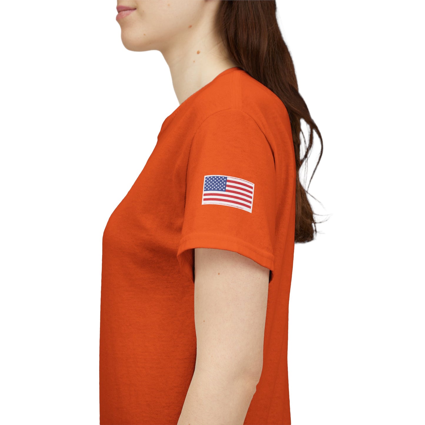 Freedom script tee | T-Shirt, American flag sleeve - TRV