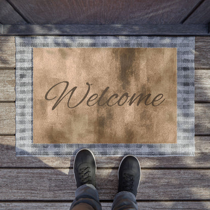 Stylish Welcome Doormat | Modern Entryway Decor, Housewarming Gift, Outdoor Rug, Welcome Mat, Front Porch Accessory - TRV