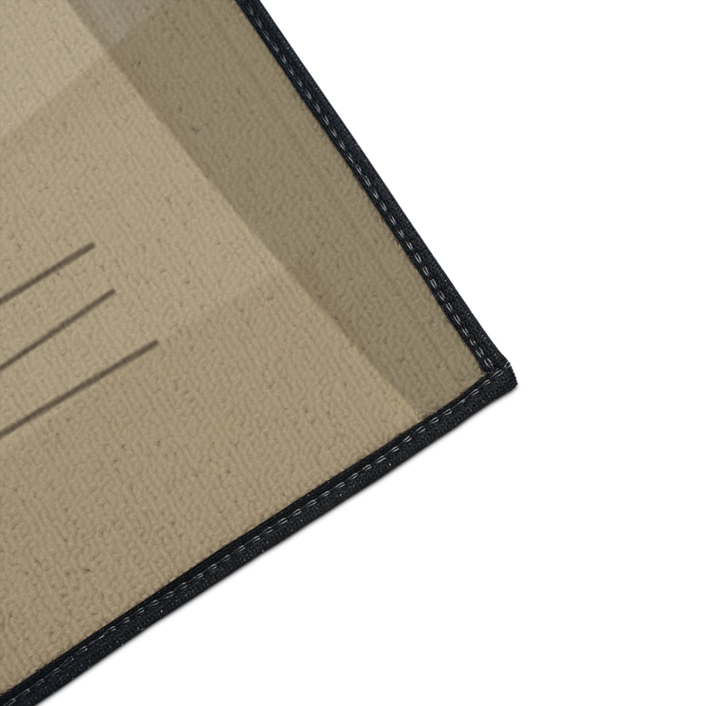 Square Design Quote Heavy Duty Floor Mat | Minimalist Typography, Modern Home Decor - TRV