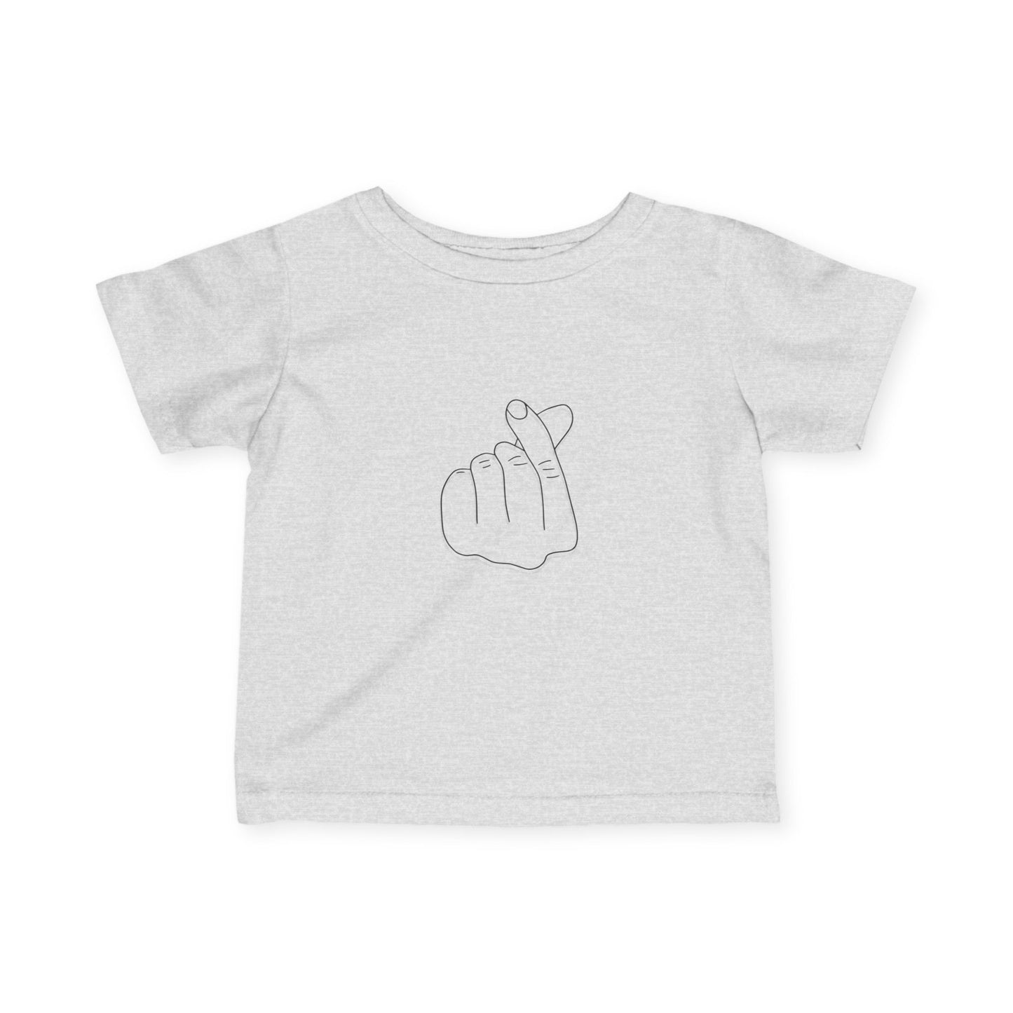 Cute Infant Tee with Love Hand Gesture Design