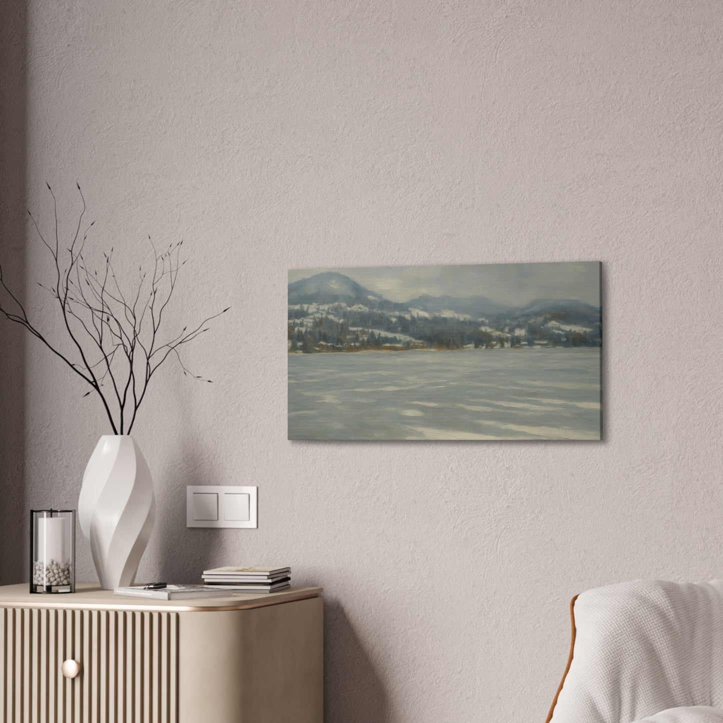 Serene Landscape Canvas Art - Tranquil Wall Decor for Home or Office