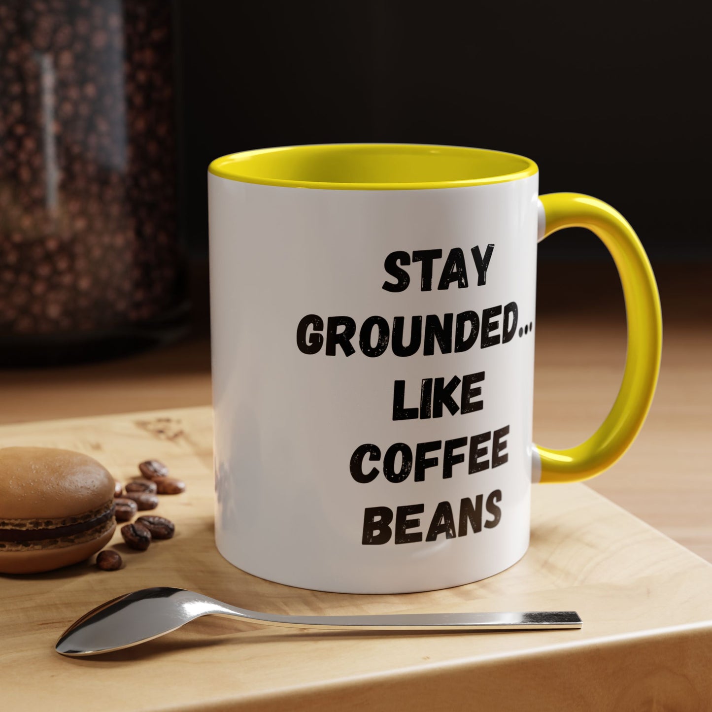 Grounded Coffee Mug, Inspirational Coffee Cup, Motivational Drinkware, Gift for Coffee Lovers, Funny Coffee Mug