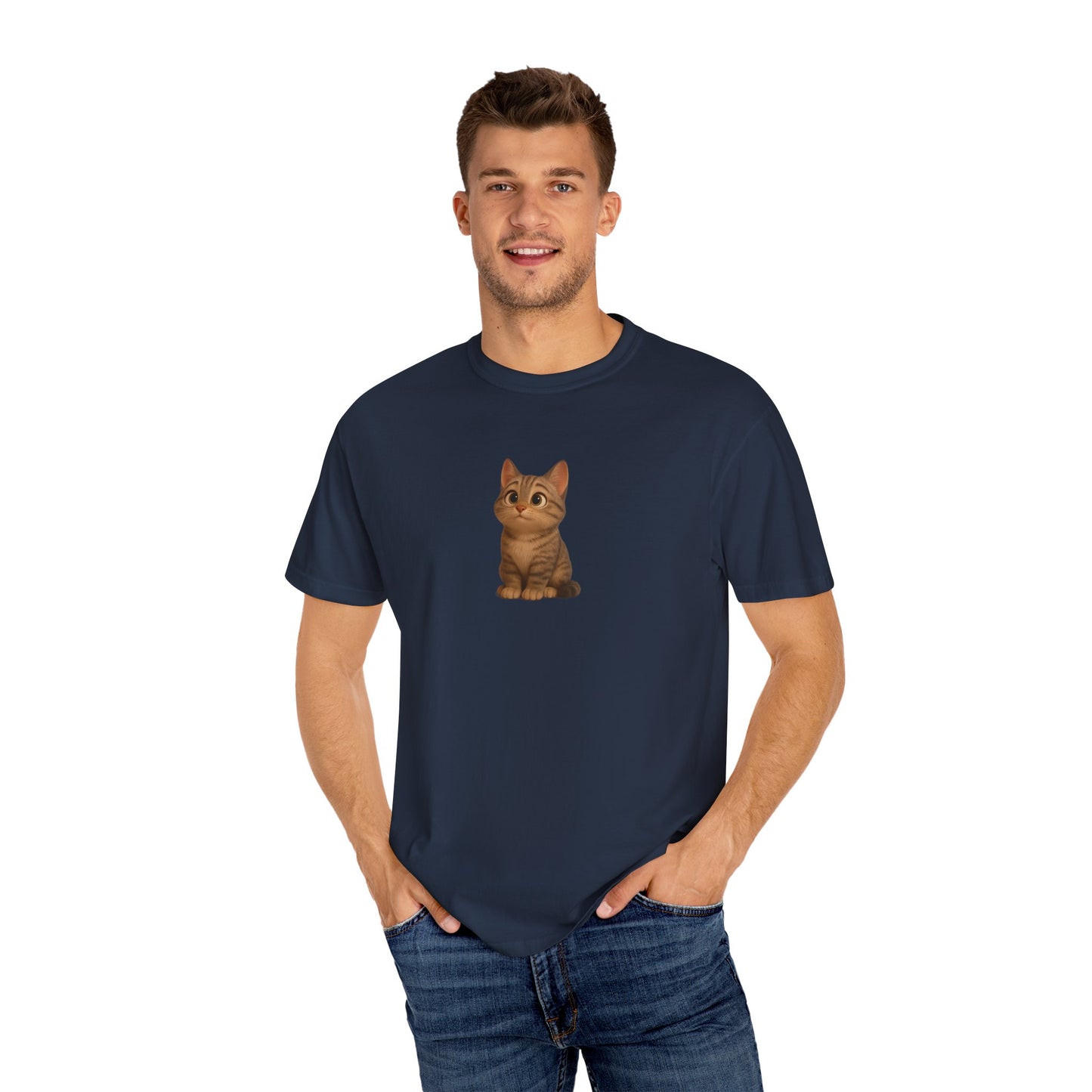 Cute Cat Graphic T-Shirt, Casual Wear, Cat Lover Gift, Everyday Tee, Animal Lover Apparel, Perfect for Birthdays & Holidays - TRV