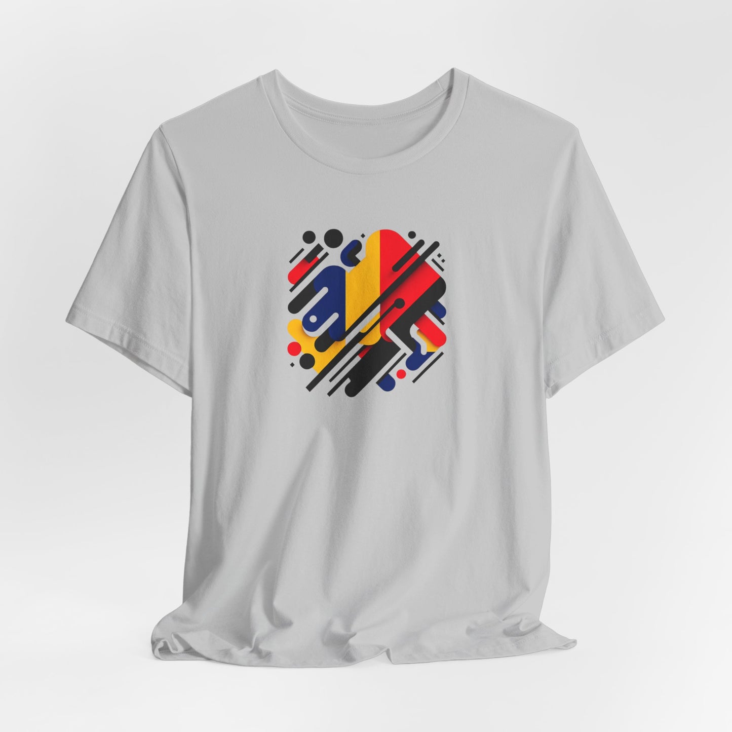 Artistic Heart Unisex Jersey Tee - Vibrant Graphic Tee, Casual Wear, Gift for Art Lovers, Birthday Surprise, Everyday Comfort - TRV
