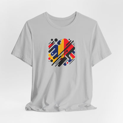 Artistic Heart Unisex Jersey Tee - Vibrant Graphic Tee, Casual Wear, Gift for Art Lovers, Birthday Surprise, Everyday Comfort - TRV