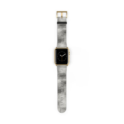 Gray Watercolor Camouflage Watch Band | Neutral Abstract Apple Watch Strap - TRV