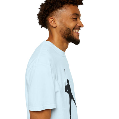 Unisex Baseball Silhouette Tee, Casual Wear, Sports Fan Apparel, Gift for Athletes, Summer Outing Outfit, Soft Cotton Shirt