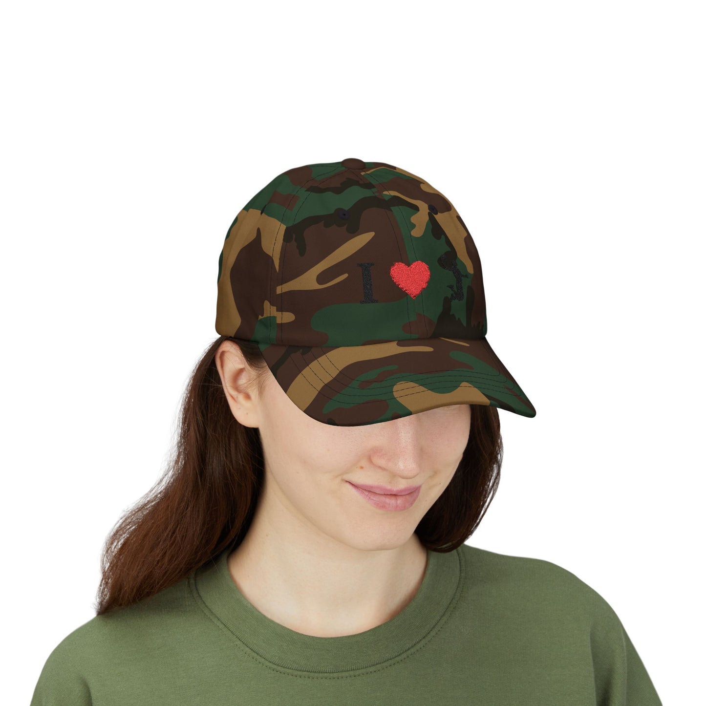 I Love Basketball Dad Cap, Casual Hat for Dads, Gift for Father's Day, Sports Lover Cap, Family Outing Accessory, Everyday Wear - TRV