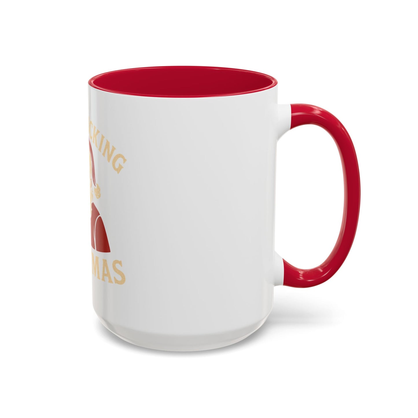Irreverent Merry Christmas Mug — Funny Santa Middle Finger Coffee Cup (11oz & 15oz)