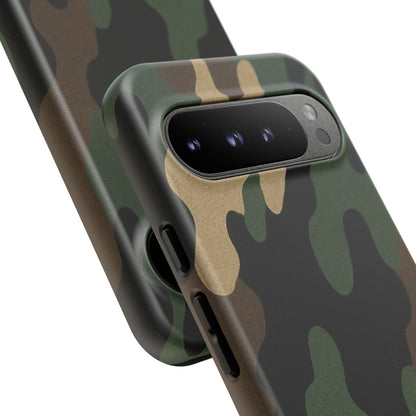 Camouflage Phone Case, Tough Phone Cover, Military Style Accessory, Protective Case for Men, Gifts for Soldiers - TRV