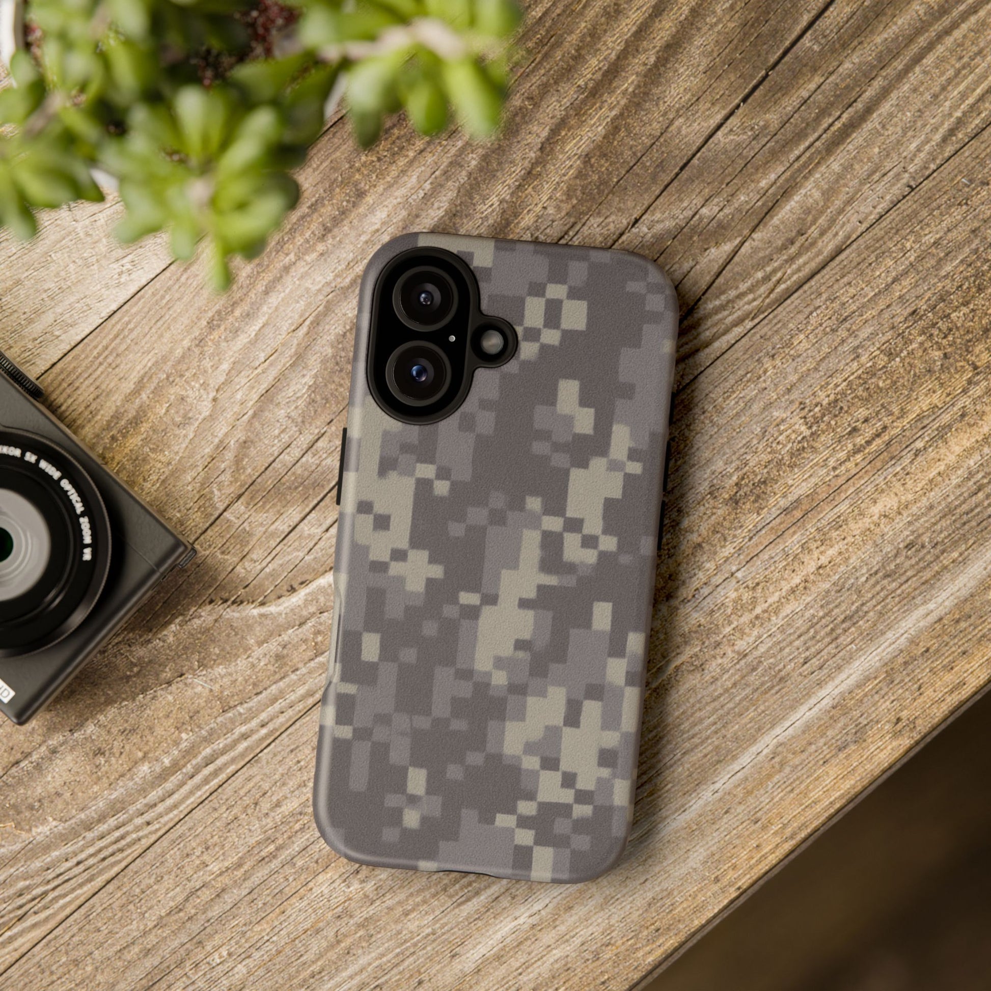Camouflage Phone Case, Military Style Cover, Tough Phone Protection, Durable Phone Accessory, Gift for Veterans, Outdoor Enthusiasts - TRV