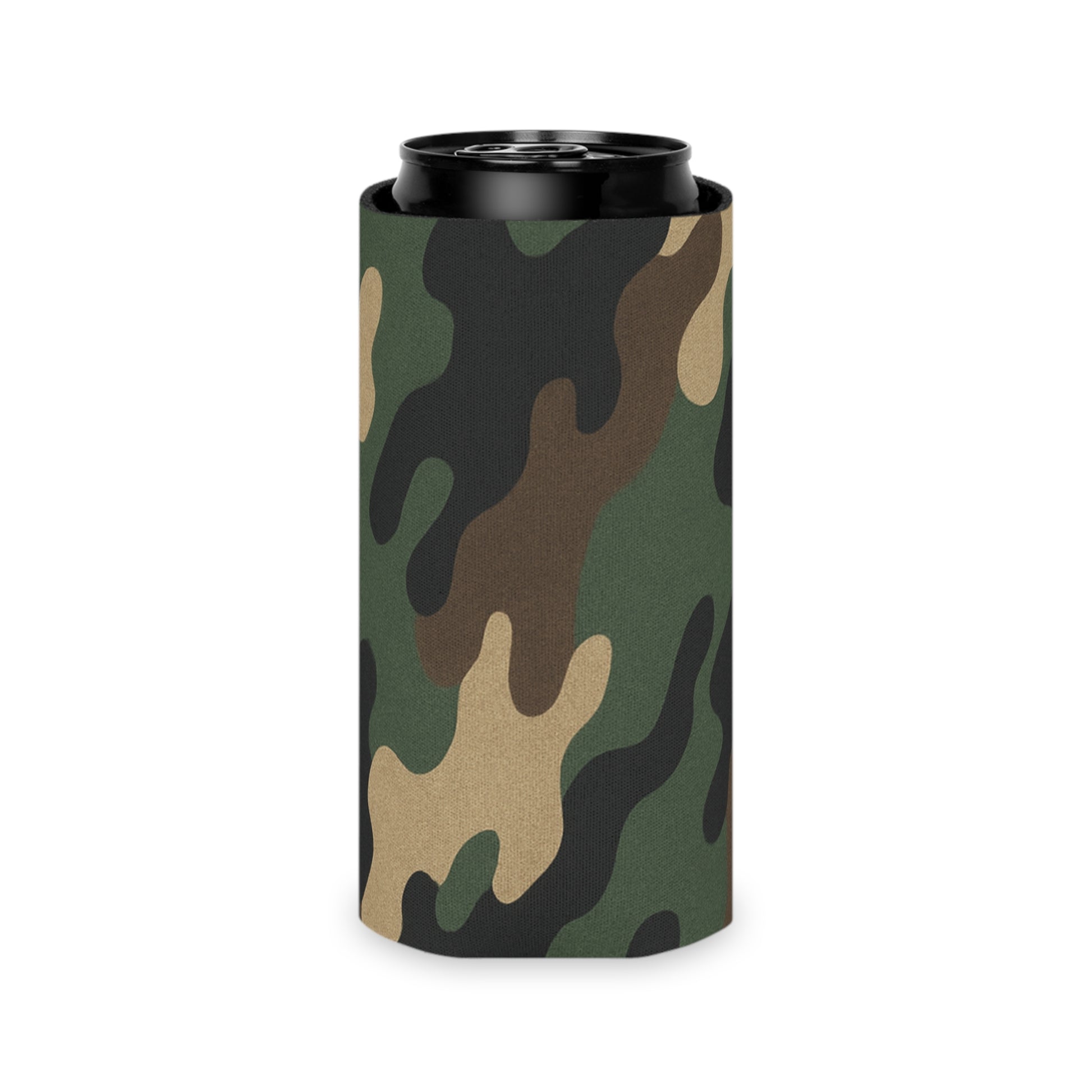 Camouflage Can Cooler | Beverage Insulator, Outdoor Parties, Gifts for Him, Hunting Accessories, Camping Gear - TRV
