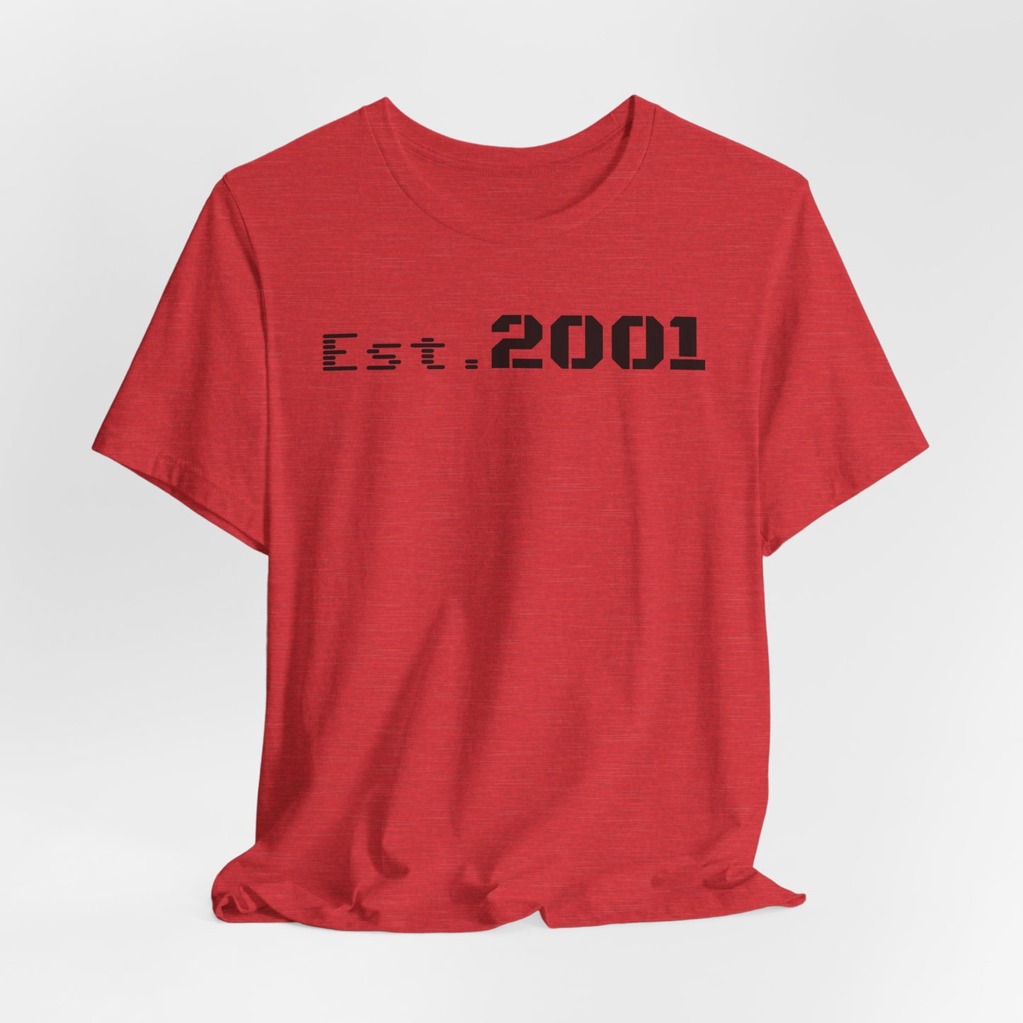 Est. 2001 Unisex Tee - Timeless Casual Wear, Birthday Gift, Nostalgic Fashion, Everyday Comfort, Trendy Streetwear