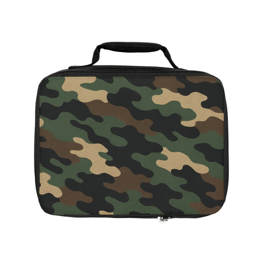 Camouflage Lunch Bag - Insulated Carrier, Meal Prep Bag, School Lunch Tote, Outdoor Picnic Bag, Durable Travel Container