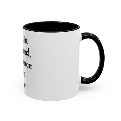 Inspirational Coffee Mug - "Coffee in One Hand, Confidence in the Other" - TRV