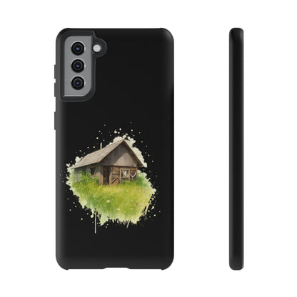Rustic Farmhouse Phone Case, Cute Cottage Design, Tough Cases for Nature Lovers, Eco-Friendly Gift, Customizable Tech Accessories - TRV