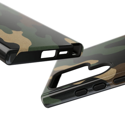 Camouflage Phone Case, Tough Phone Cover, Military Style Accessory, Protective Case for Men, Gifts for Soldiers - TRV