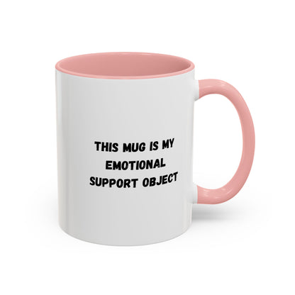 Emotional Support Coffee Mug, Funny Gift for Coffee Lovers, Unique Office Mug, Self-Care Gift, Cute Ceramic Mug