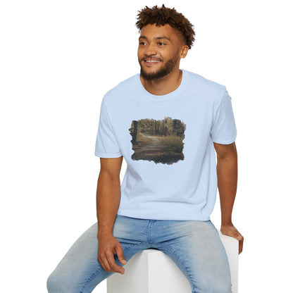Nature-Inspired Unisex Softstyle T-Shirt, Eco-Friendly Fashion, Outdoor Lover Tee, Gift for Nature Enthusiasts, Casual Everyday Wear