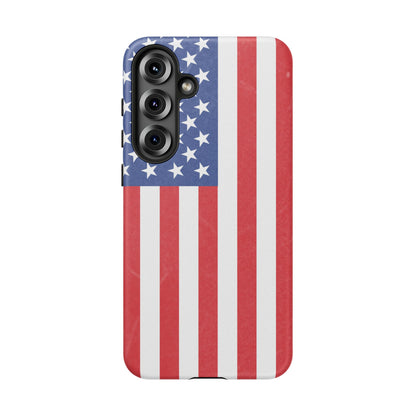 American Flag Phone Case - Patriotic Cell Cover, Tough Cases, USA Pride, Independence Day Gift, Veteran's Day, Phone Protection - TRV