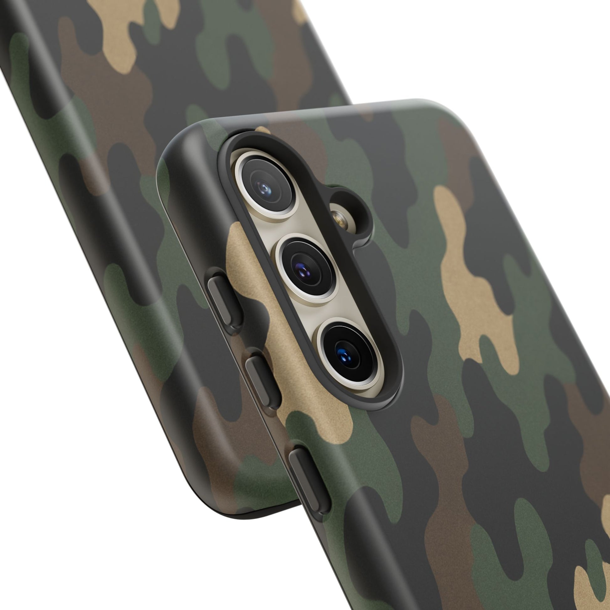 Camouflage Phone Case, Tough Cases, Military Style, Unique Phone Accessories, Gift for Him, Durable Phone Cover - TRV