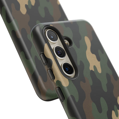 Camouflage Phone Case, Tough Cases, Military Style, Unique Phone Accessories, Gift for Him, Durable Phone Cover - TRV