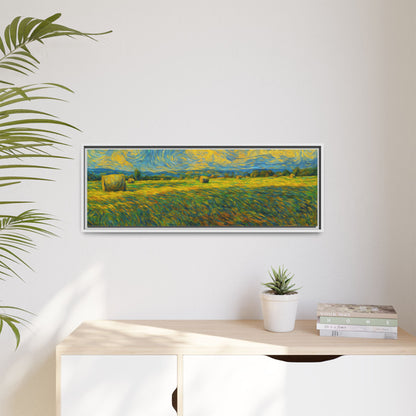 Landscape Matte Canvas, Framed (Multi-color) - TRV