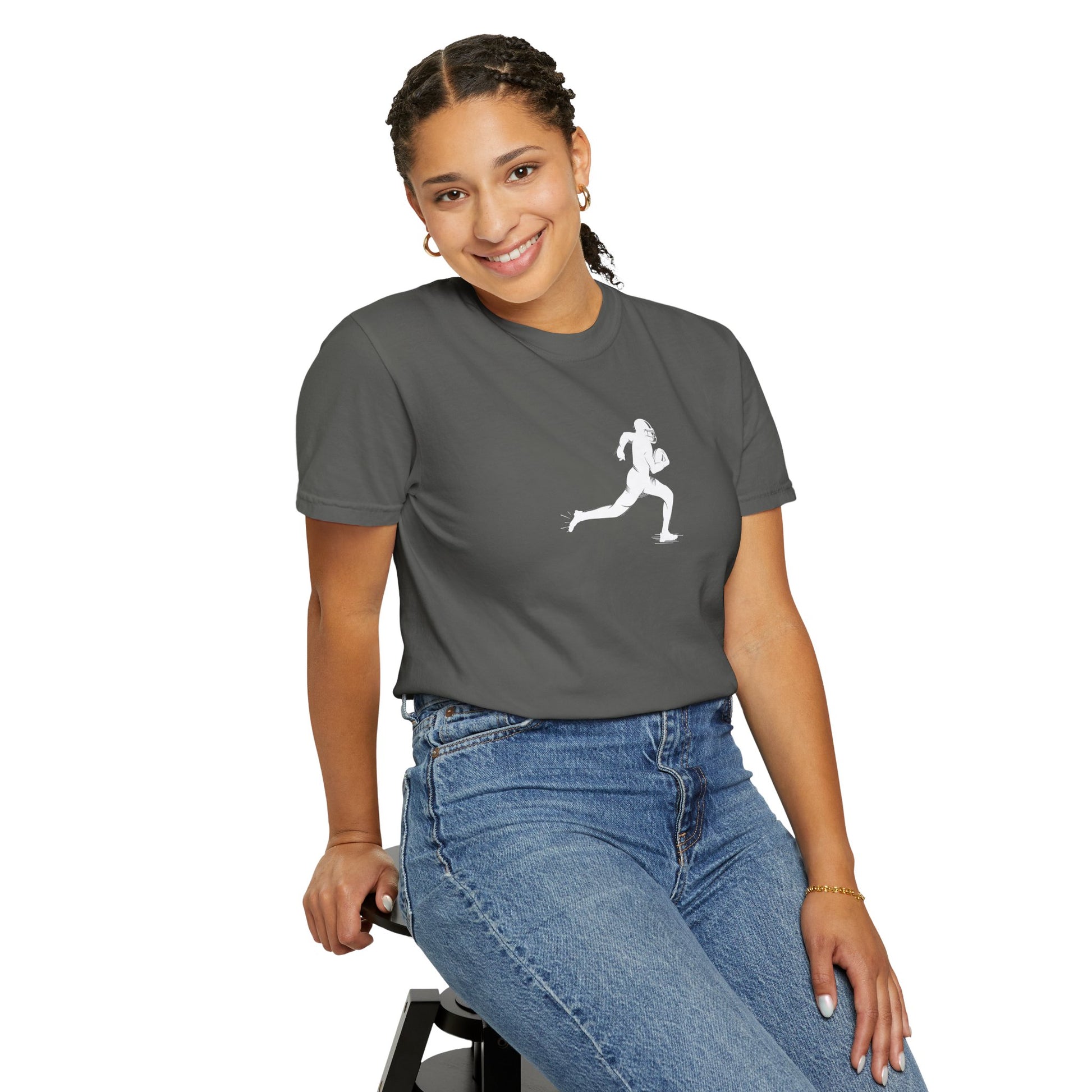 Unisex Football Player T-Shirt | Comfortable Sports Tee, Gift for Runners, Casual Wear, Workout Clothing, Everyday Style - TRV