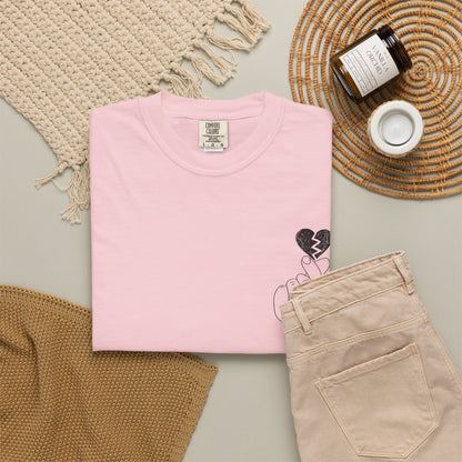 Heartbreak Unisex Garment-Dyed T-Shirt - Trendy Casual Tee for Self-Expression