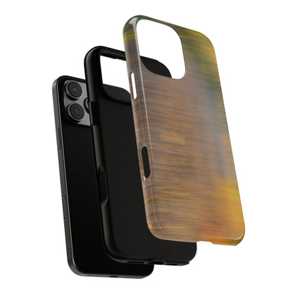 Autumn Blur Tough Phone Case — Fall Colors Protective iPhone Cover