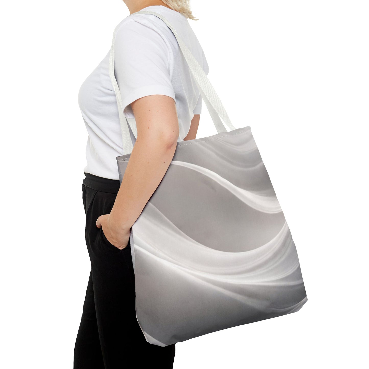 Soft Marble Wave Tote