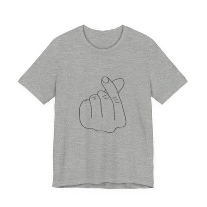 Minimalist Hand Sign Unisex Tee | Casual Everyday Wear | Perfect for Gift Givers