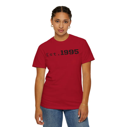 Vintage Est. 1995 T-Shirt, Retro Unisex Tee, Perfect Gift for Birthdays, Casual Wear, Nostalgic Apparel - TRV