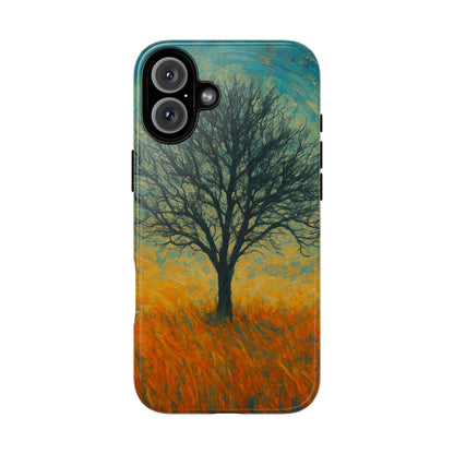 Artistic Phone Case with Tree Design, Nature Lover Gift, Unique Phone Cover, Holiday Present, Eco-friendly Tech Accessories - TRV