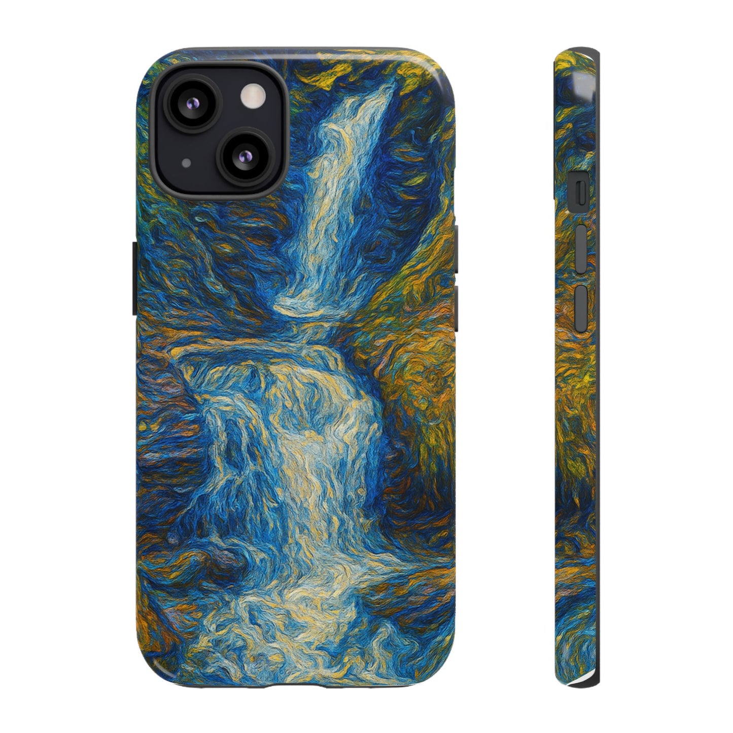 Artistic Phone Case - Waterfall Design, Unique Gift, Phone Accessory, Nature Lover, Original Artwork - TRV