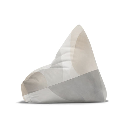 Neutral Geometric Pattern Bean Bag