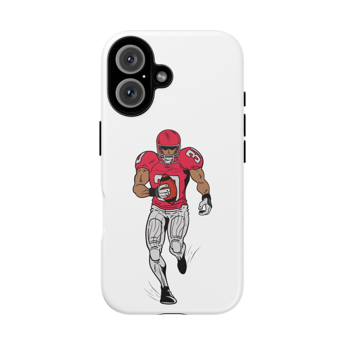 Football Player Tough Case, Sports Phone Cover, Athlete Gift, Tough Phone Case, Fall Sports, Football Lover's Accessory - TRV