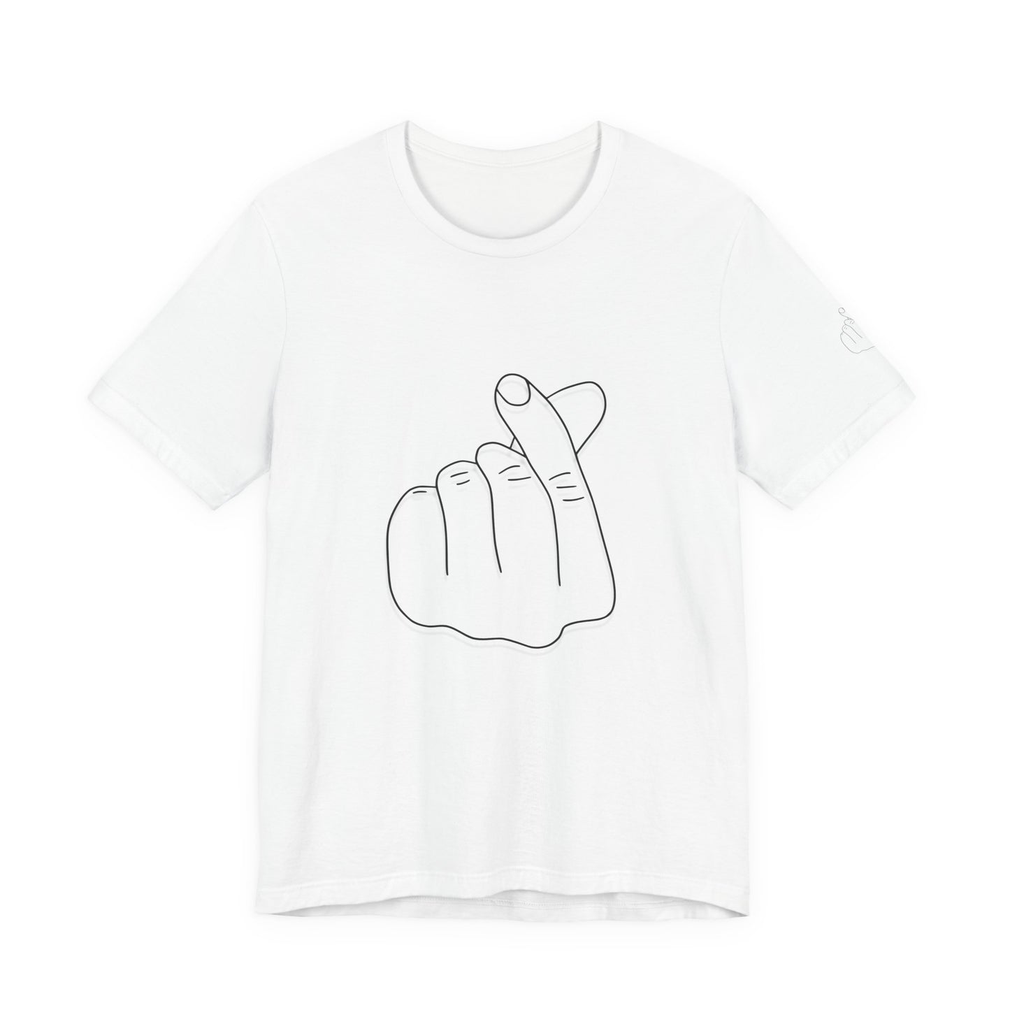 Minimalist Hand Sign Unisex Tee | Casual Everyday Wear | Perfect for Gift Givers