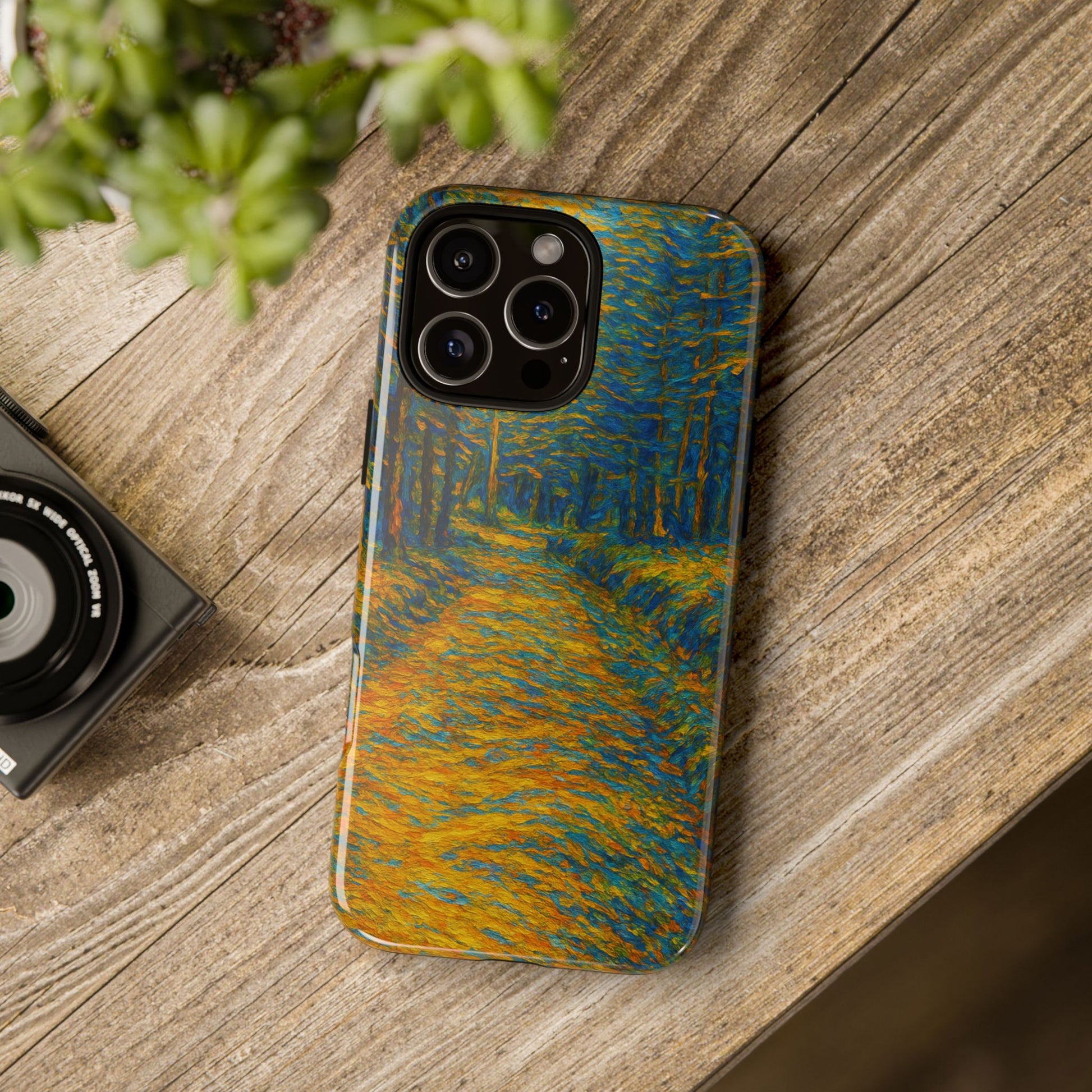 Artistic Phone Case for Nature Lovers, Tough Cases, Vibrant Design, Gift for Friends, Phone Accessories, Unique Artwork - TRV