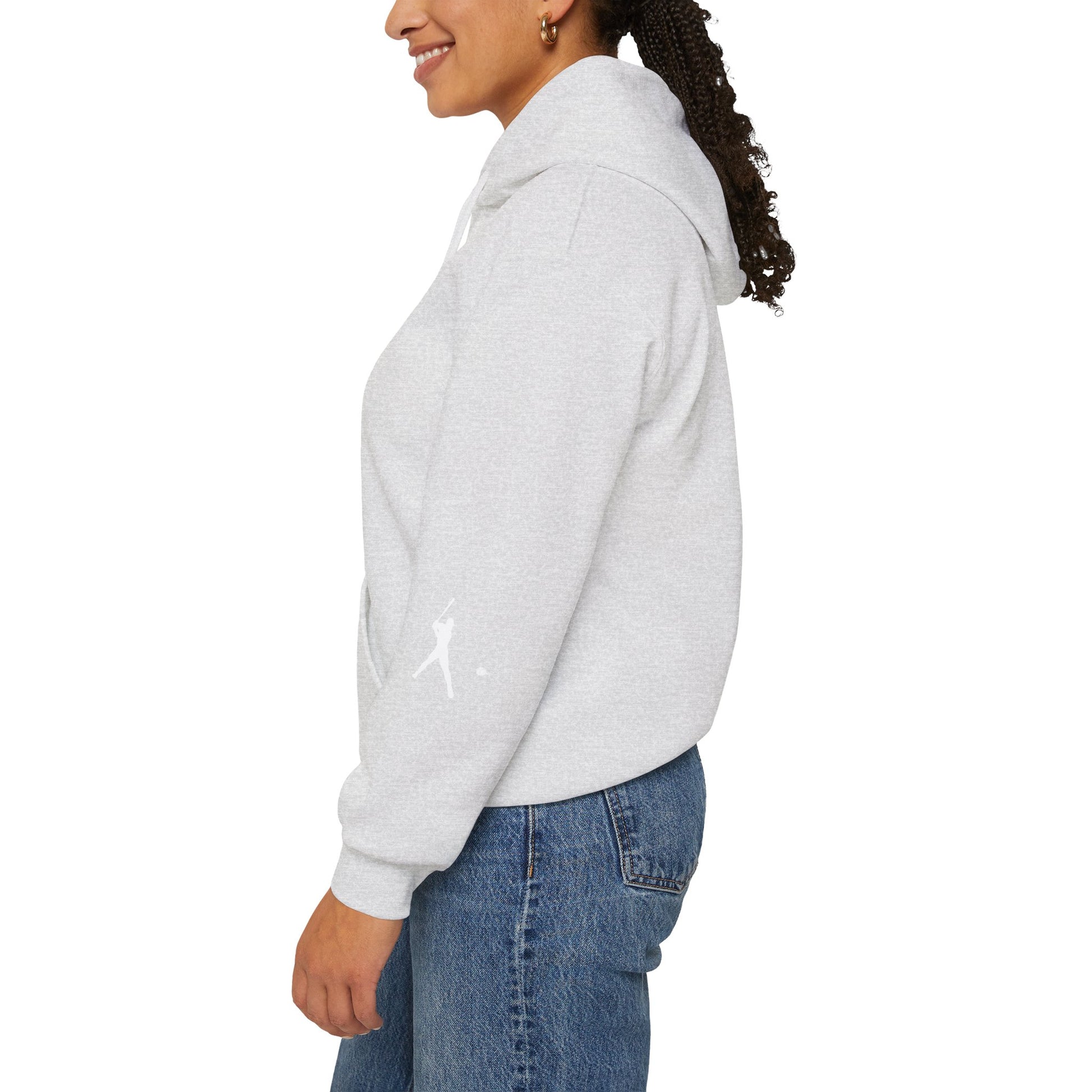 Sporty Unisex Baseball Hooded Sweatshirt, Casual Hoodie for Athletes, Perfect for Gifts, Comfy Streetwear, Ideal for Sports Events, Personal Use - TRV