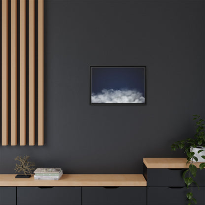 Night Sky Clouds Matte Canvas Framed | Starry Wall Art - TRV