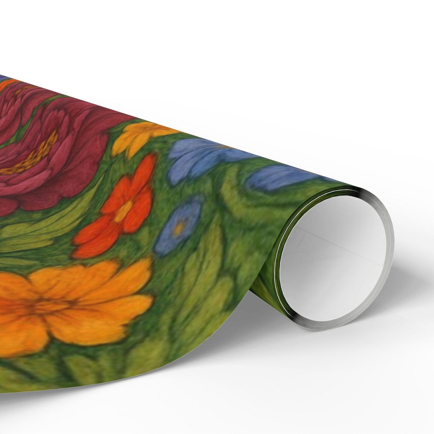 Floral Bouquet Wrapping Paper Roll — Vintage Garden Pattern