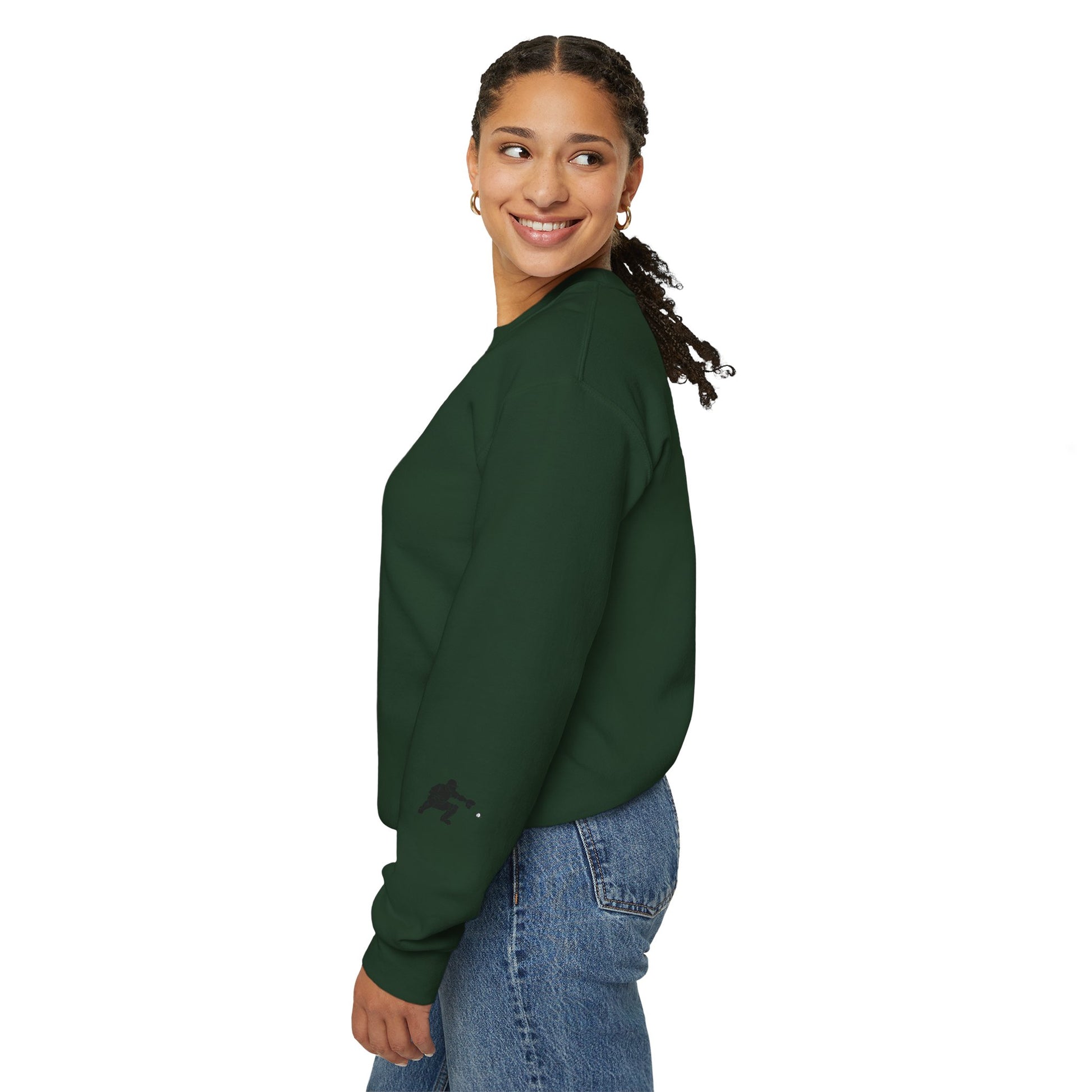 Baseball Catcher Crewneck Sweatshirt | Unisex Sports Apparel | Perfect for Game Days, Gifts, and Casual Wear | Baseball Lover's Gift - TRV