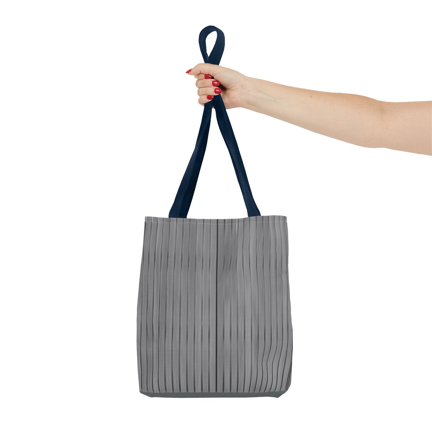 Stylish Gray Striped Tote Bag for Everyday Use - TRV