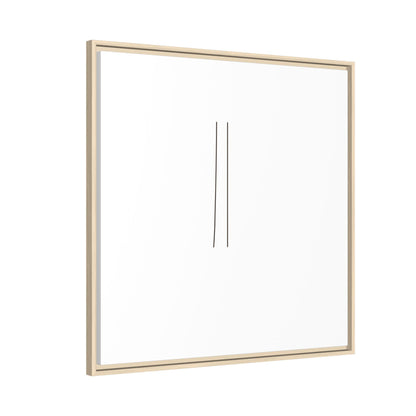 Minimal Line Art | Matte Canvas Framed